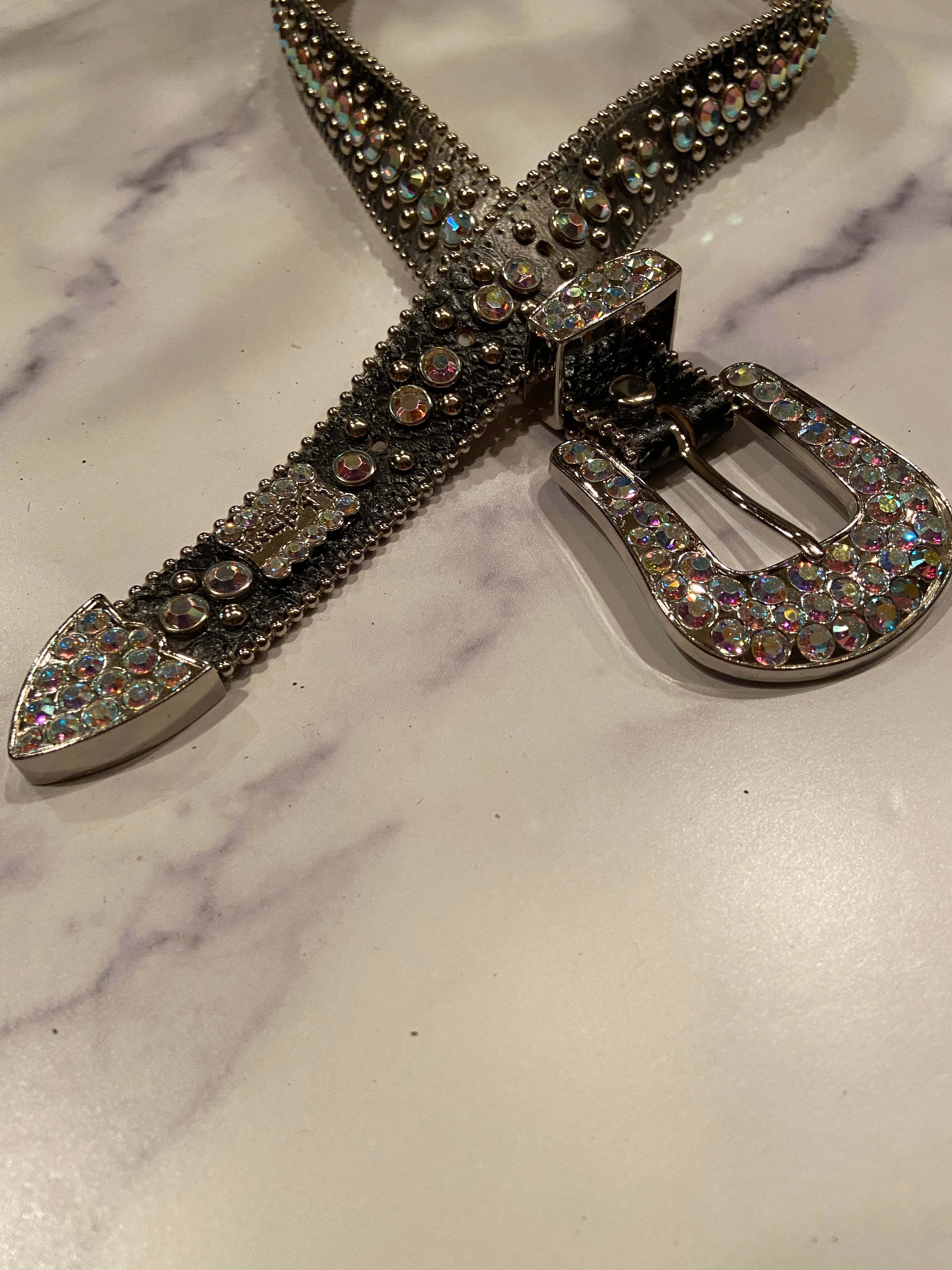 Rhinestone BB Simon belts