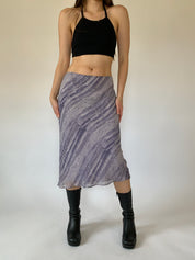 2000s Silk Midi