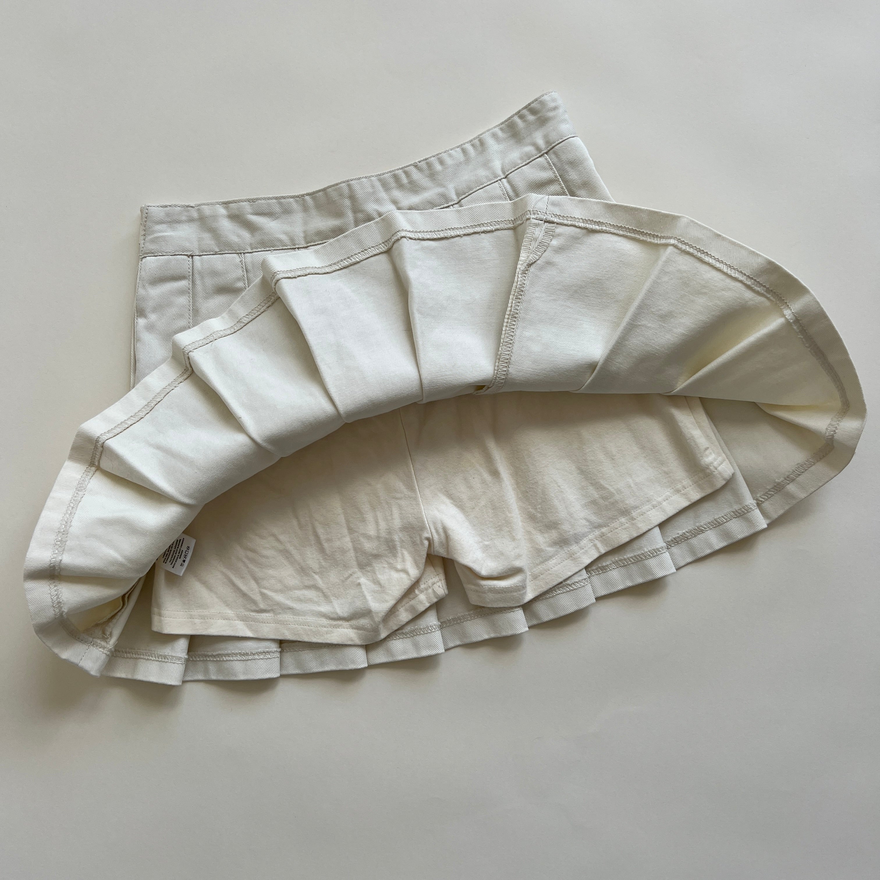 ivory tennis skort
