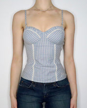 Guess Baby Blue Bustier (XS/32C)