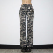 Green Camo Cargo Pants (XS-S)