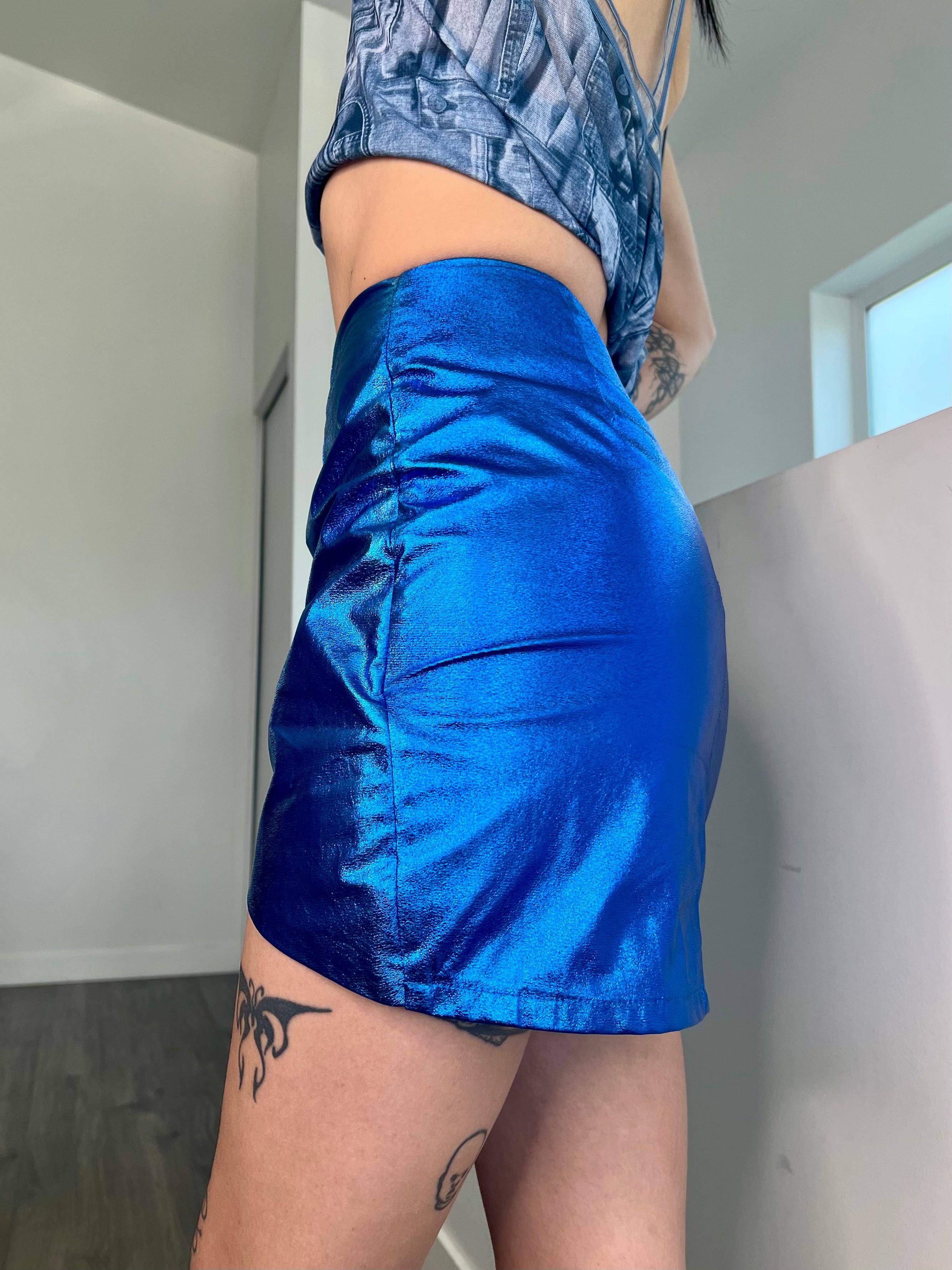 Metallic Miniskirt