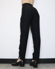 Black High Waisted Pants (XS-S) 