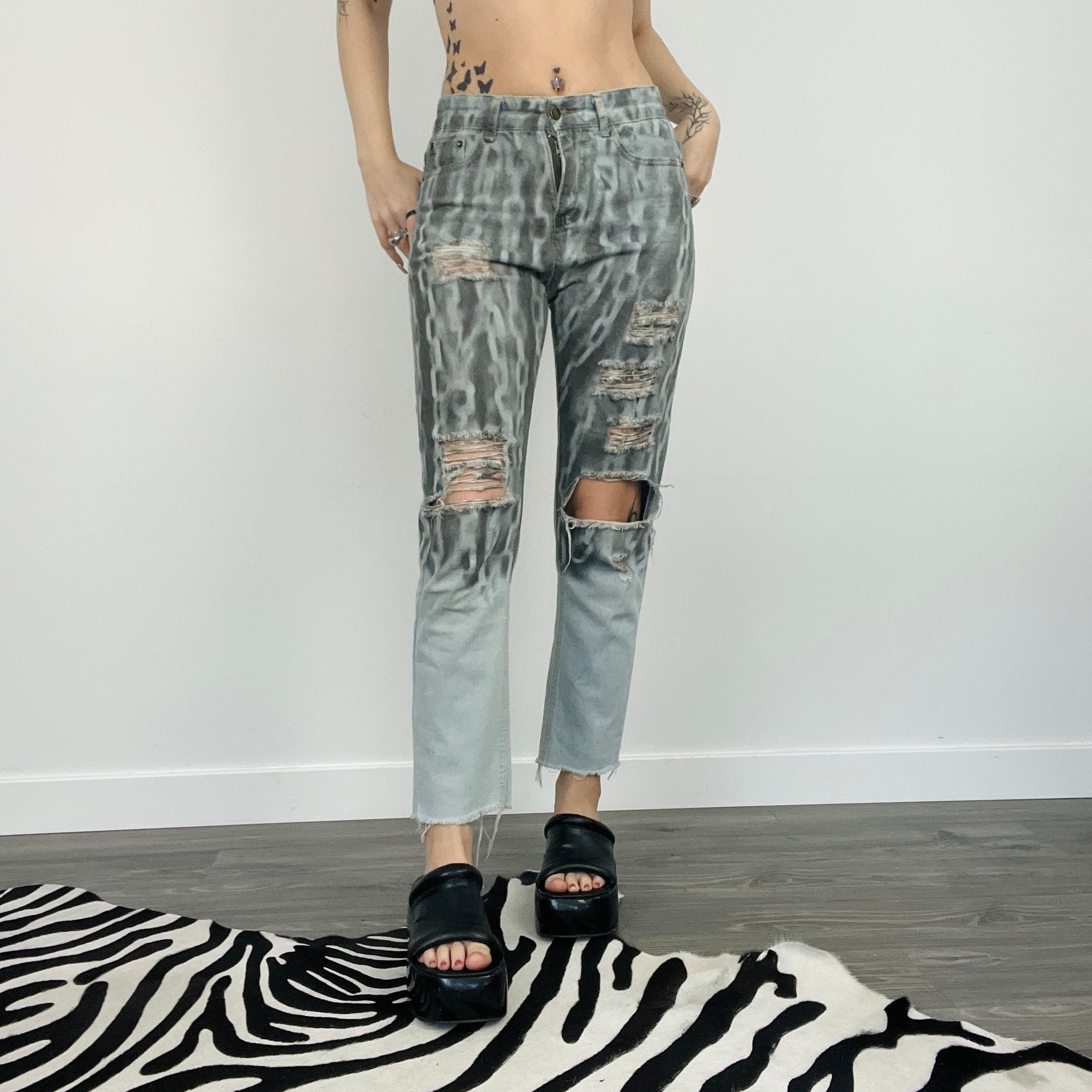 1/1 Custom Chainlink Jeans