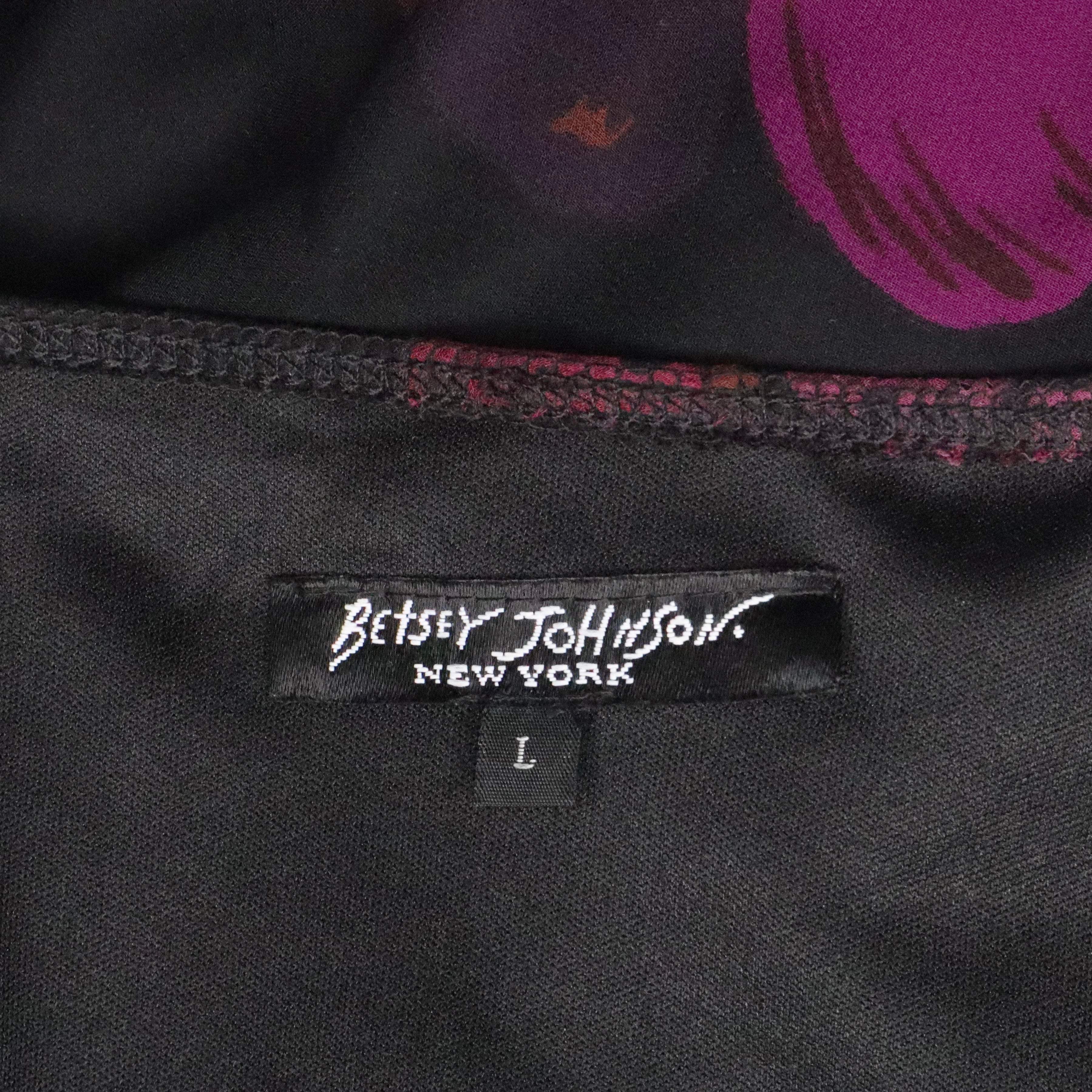 Betsey Johnson Silk Midi Skirt (Large)