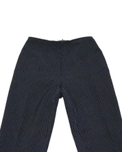 Black Pinstripe Pants (XS) 