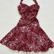 00s summer sangria dress