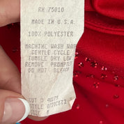 Y2K red glitter one shoulder dress (M/L)