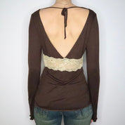 Guess Brown Boho Blouse (Large)