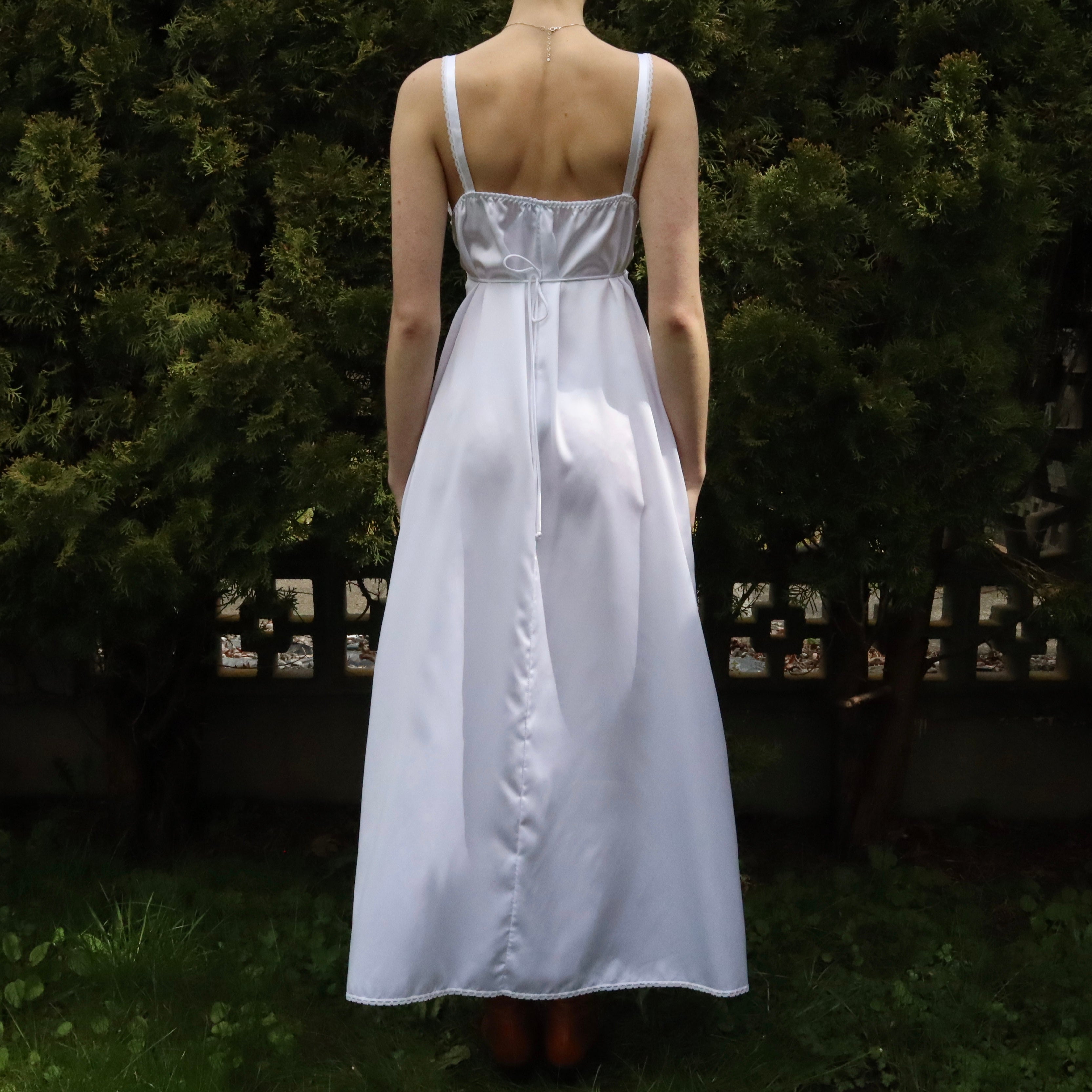 Dior White Satin Slip (Small)