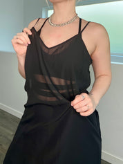 Sheer Midi Dress