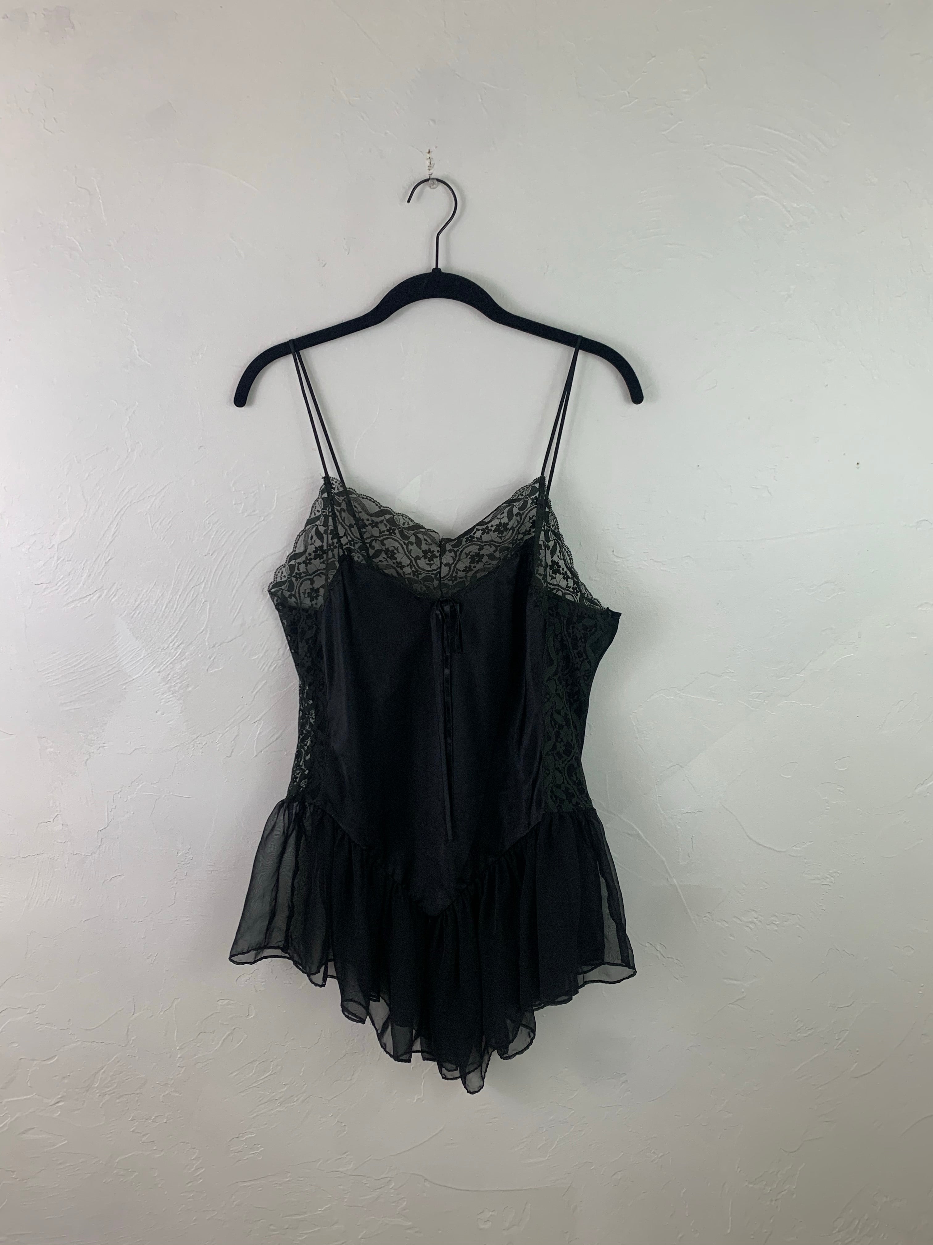 Black lace bodysuit