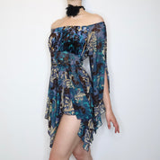 Handkerchief Hem Babydoll Top (Medium) 