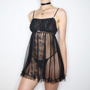 BETSEY JOHNSON Babydoll Slip Dress (S/M) 