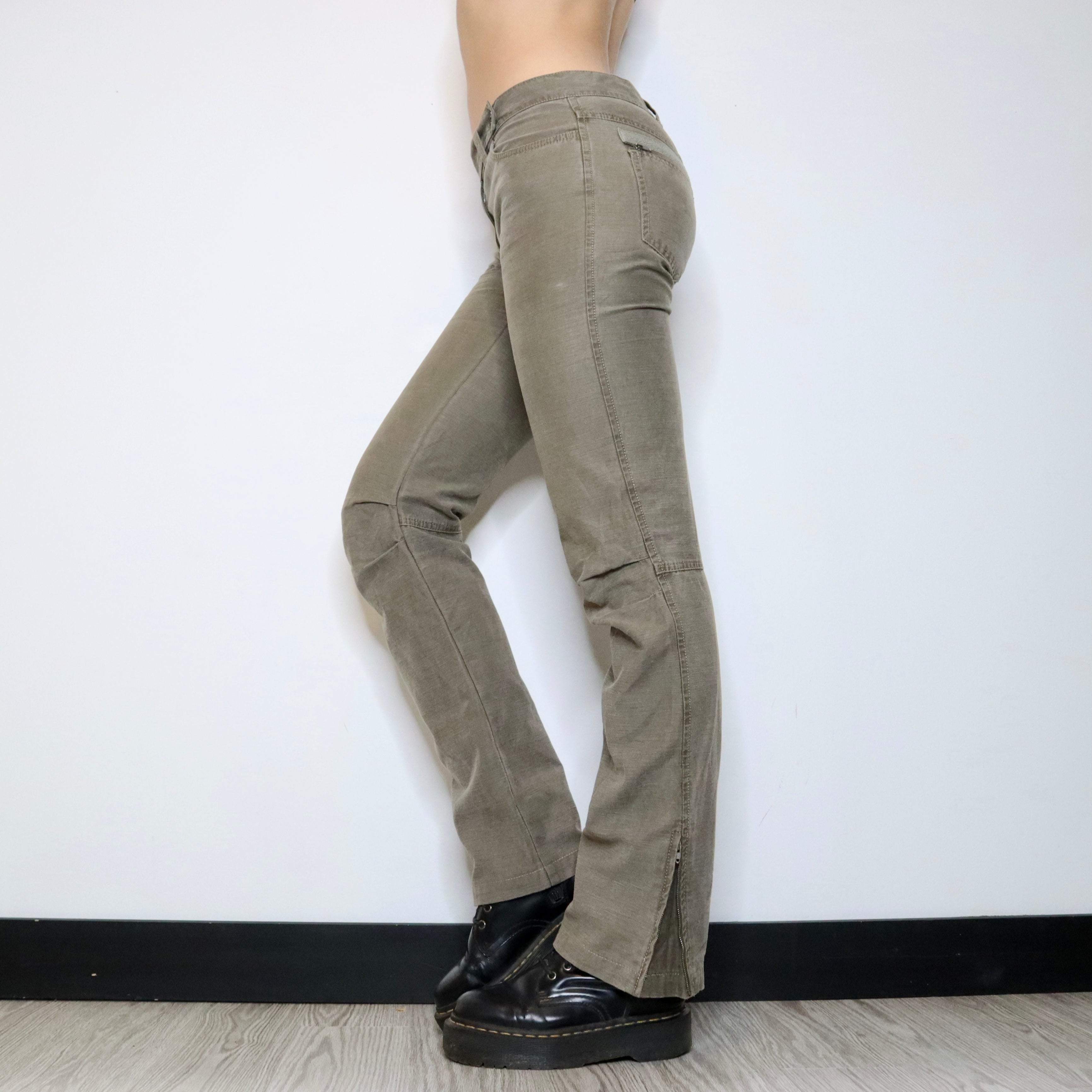 SPORTMAX Khaki Cargo Pants (S) 