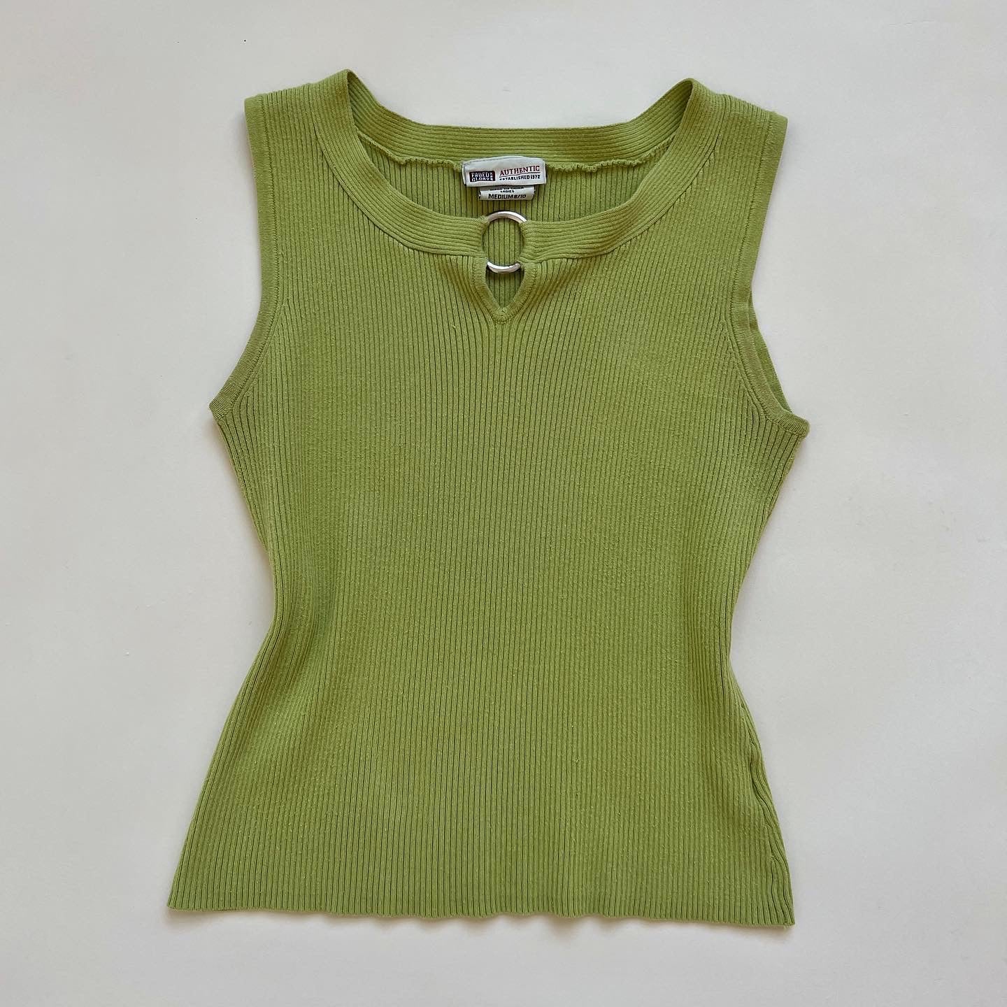 pear ribbed ring tank