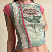 Vintage pink Latin tee