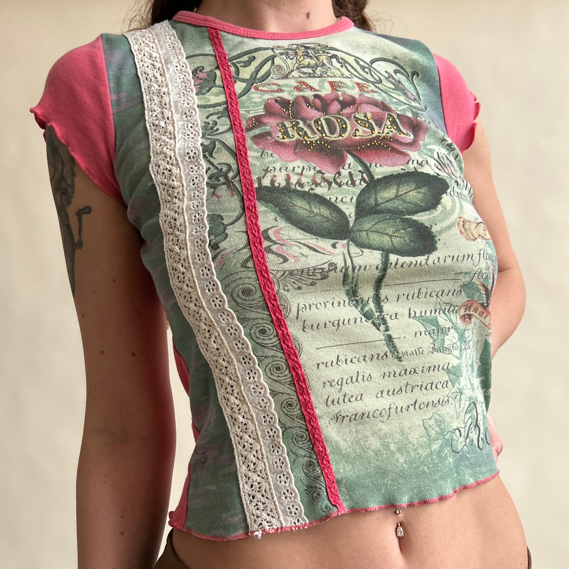 Vintage pink Latin tee