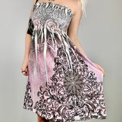 Y2K Tattoo Tube Dress