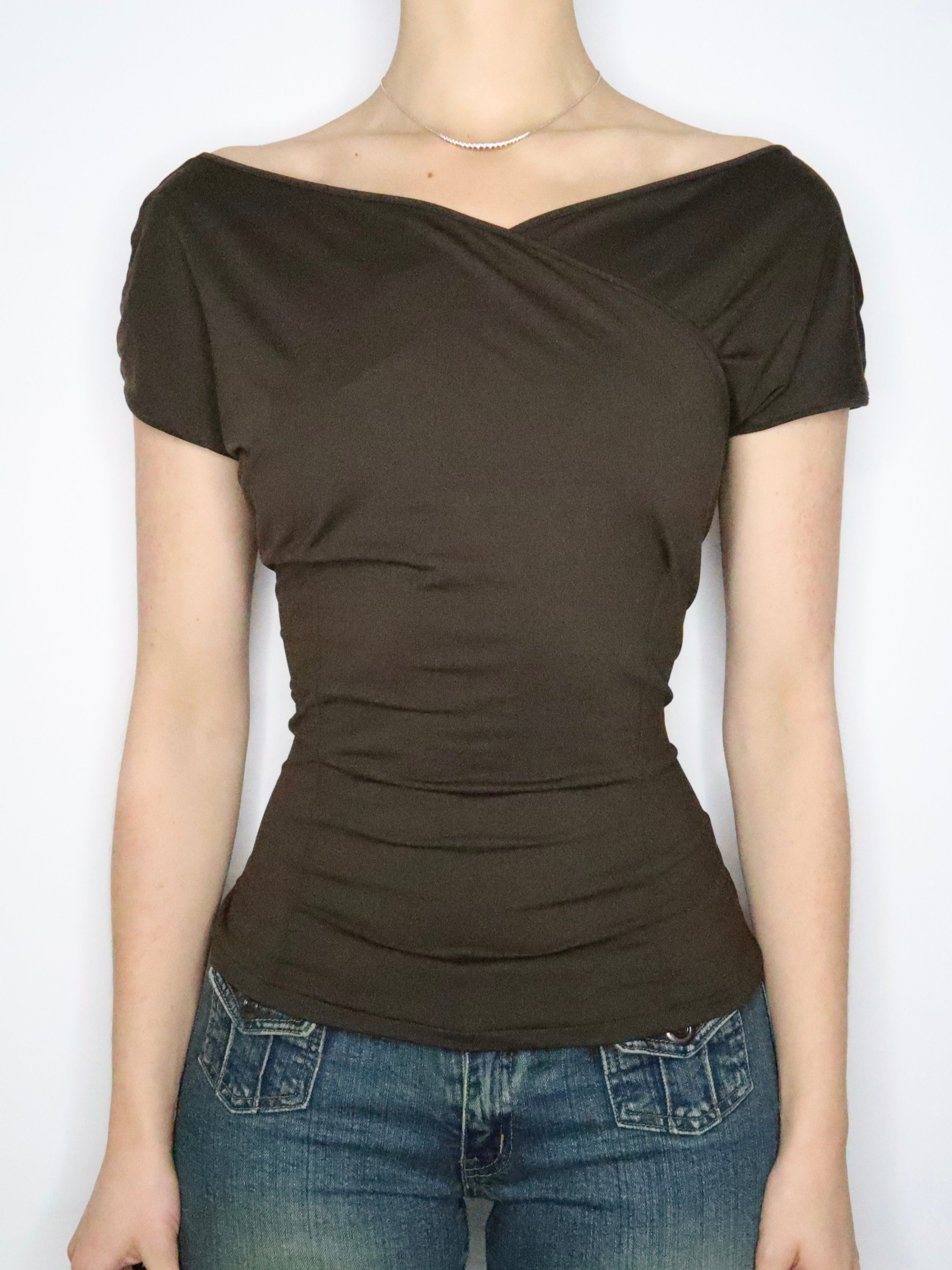 Gianfranco Ferre Brown Blouse (Large) 