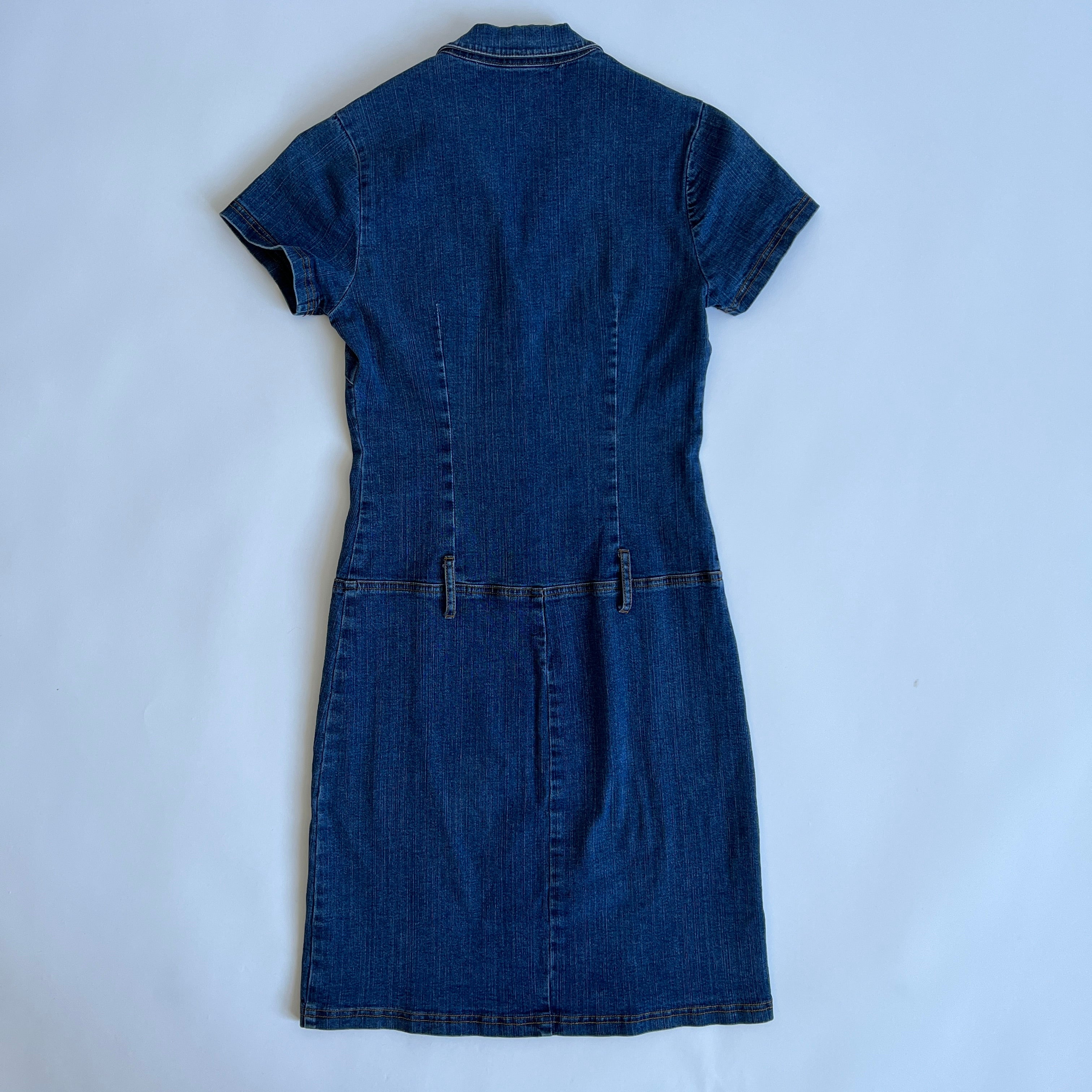 90s denim dress