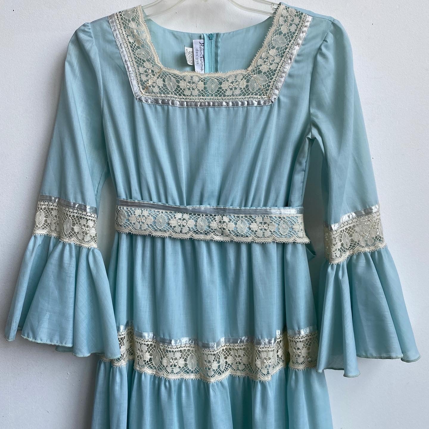 Baby blue prairie dress