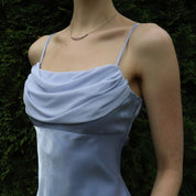 Lavender Cowl Neck Gown (S-M)