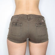 Khaki Cargo Shorts (S) 
