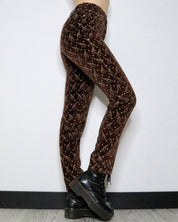 Versace Velvet Giraffe Pants (Small) 