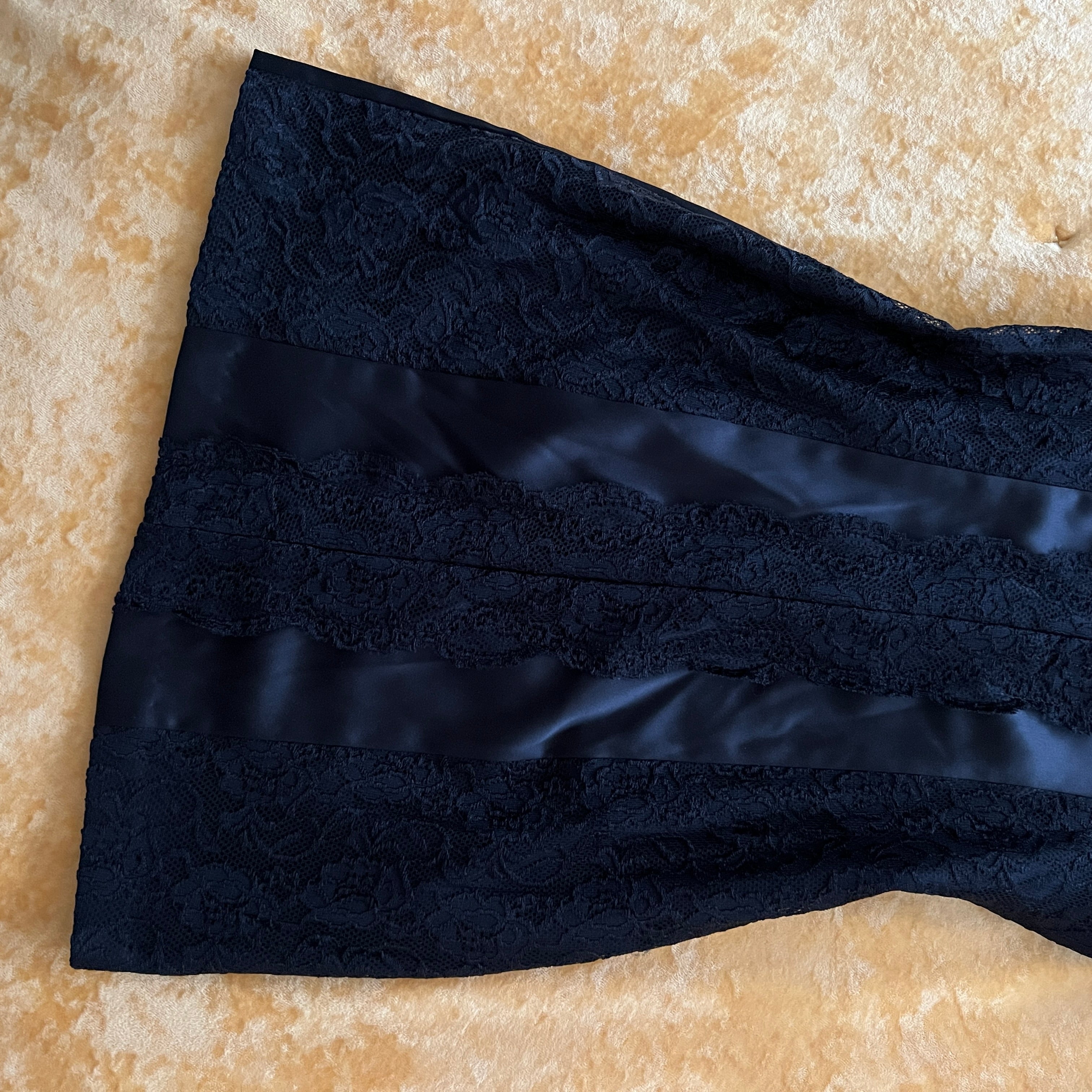 90s lace panel bodycon