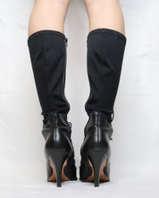 Black Stiletto Boots (7.5-8 US/39 EU)