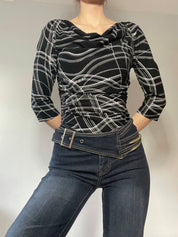 CYBER COWL NECK