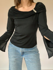 Y2K Evening Blouse