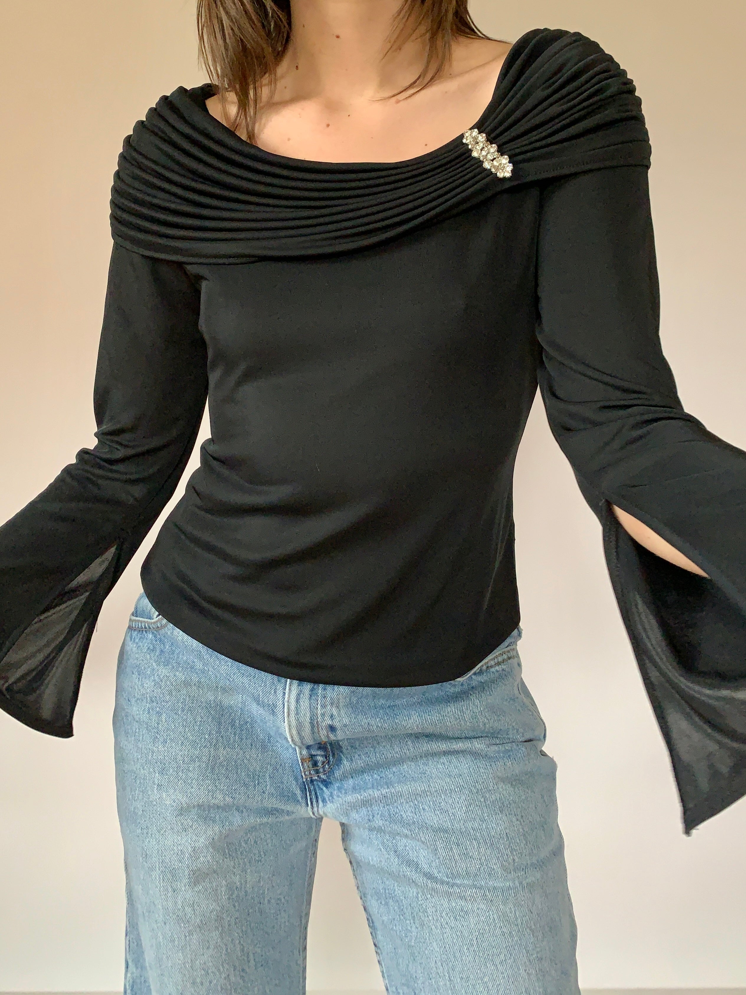 Y2K Evening Blouse