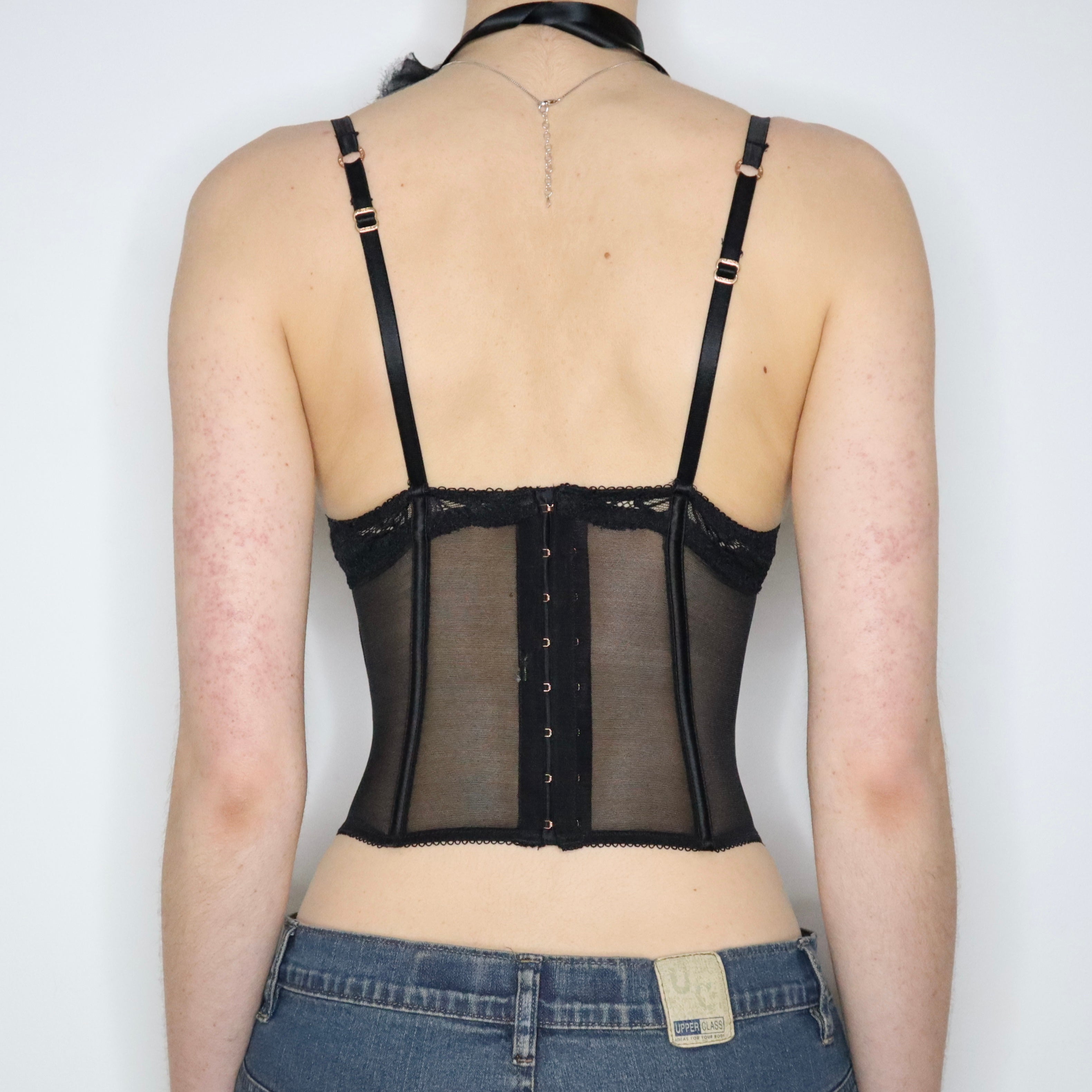 Black Lace Bustier (XS/S) 