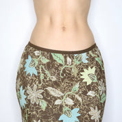Floral Midi Skirt (S-M) 