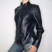 Italian Leather Moto Jacket (Large)