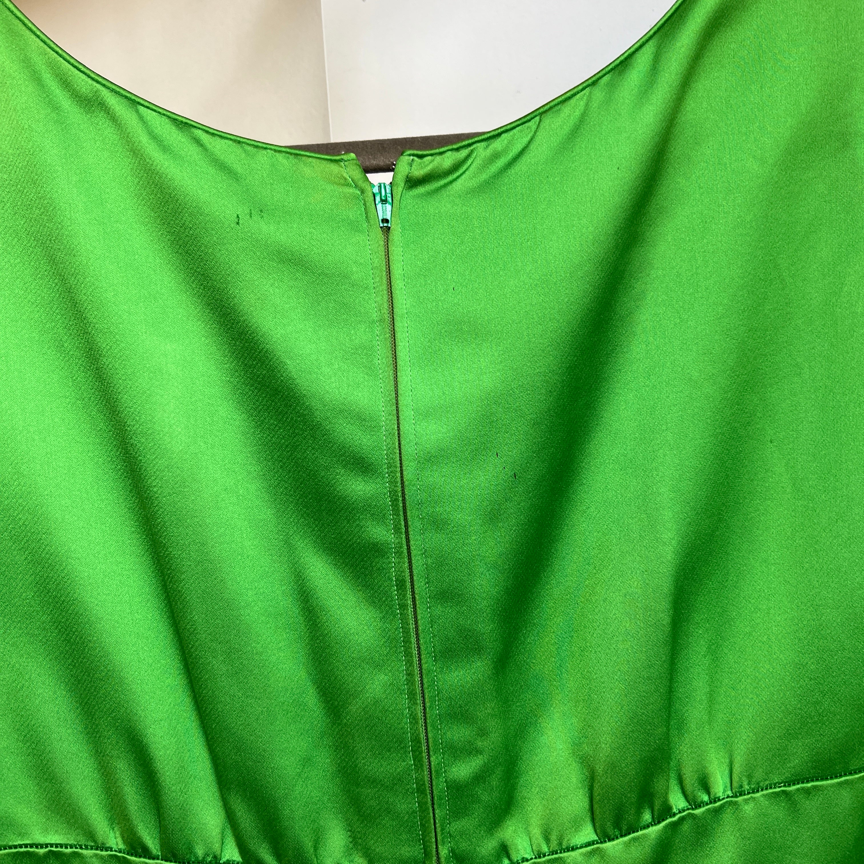 Vintage satin empire dress