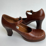 90s leather Mary Janes sz 6