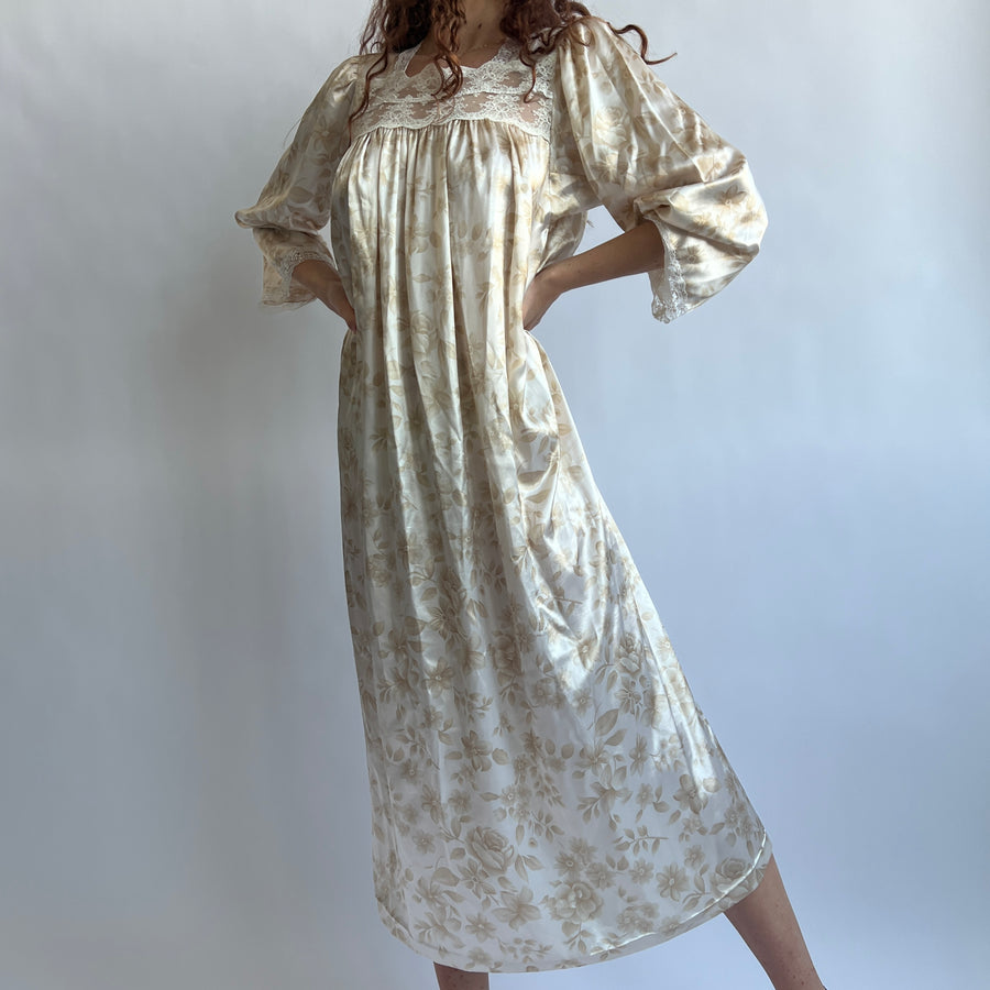 80s Christian Dior satin nightgown