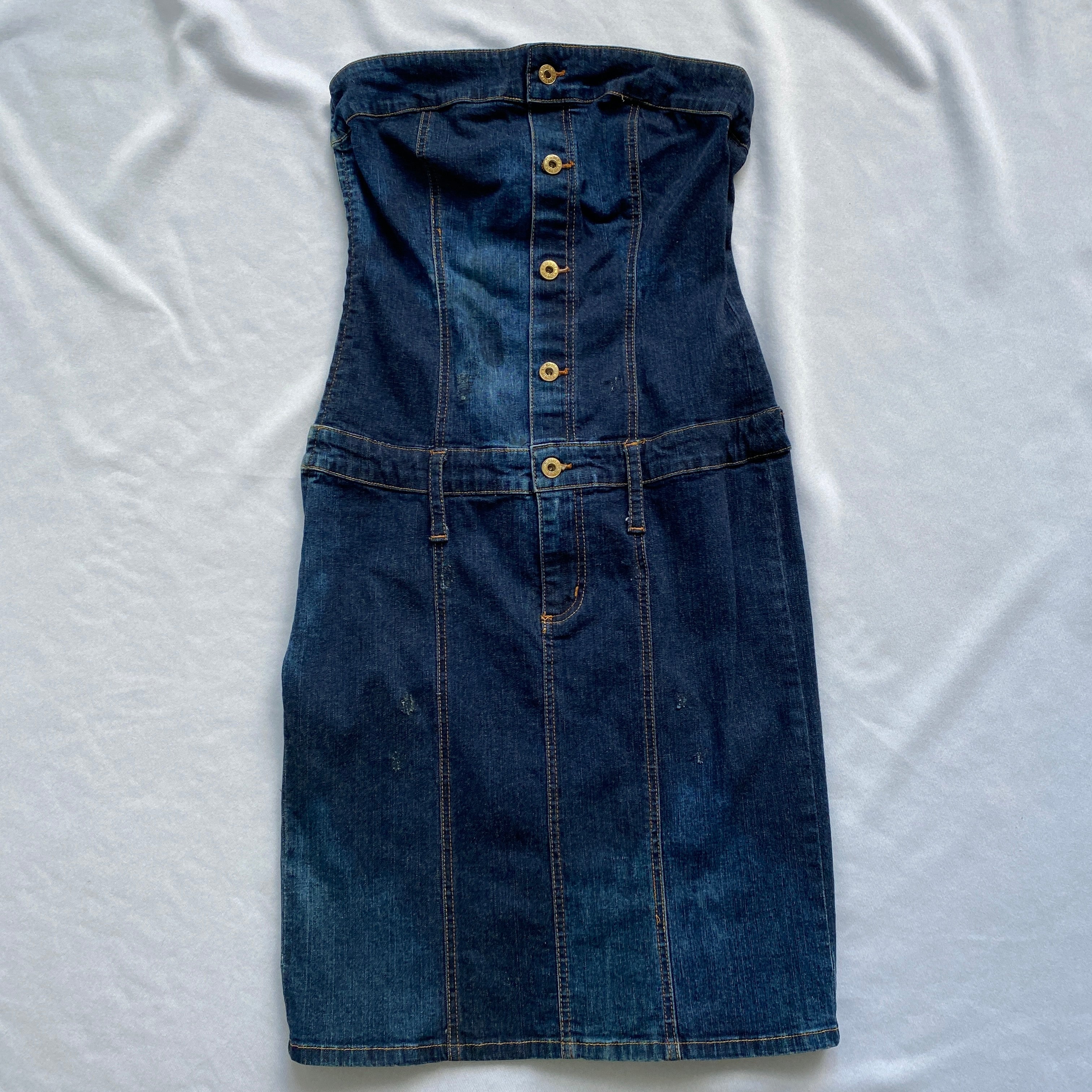 Baby Phat denim tube dress – Holy Thrift Baby Phat denim tube dress – Holy Thrift