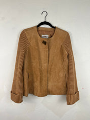 Chunky leather jacket