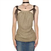 Y2K ELIE TAHARI Silk Top (M)