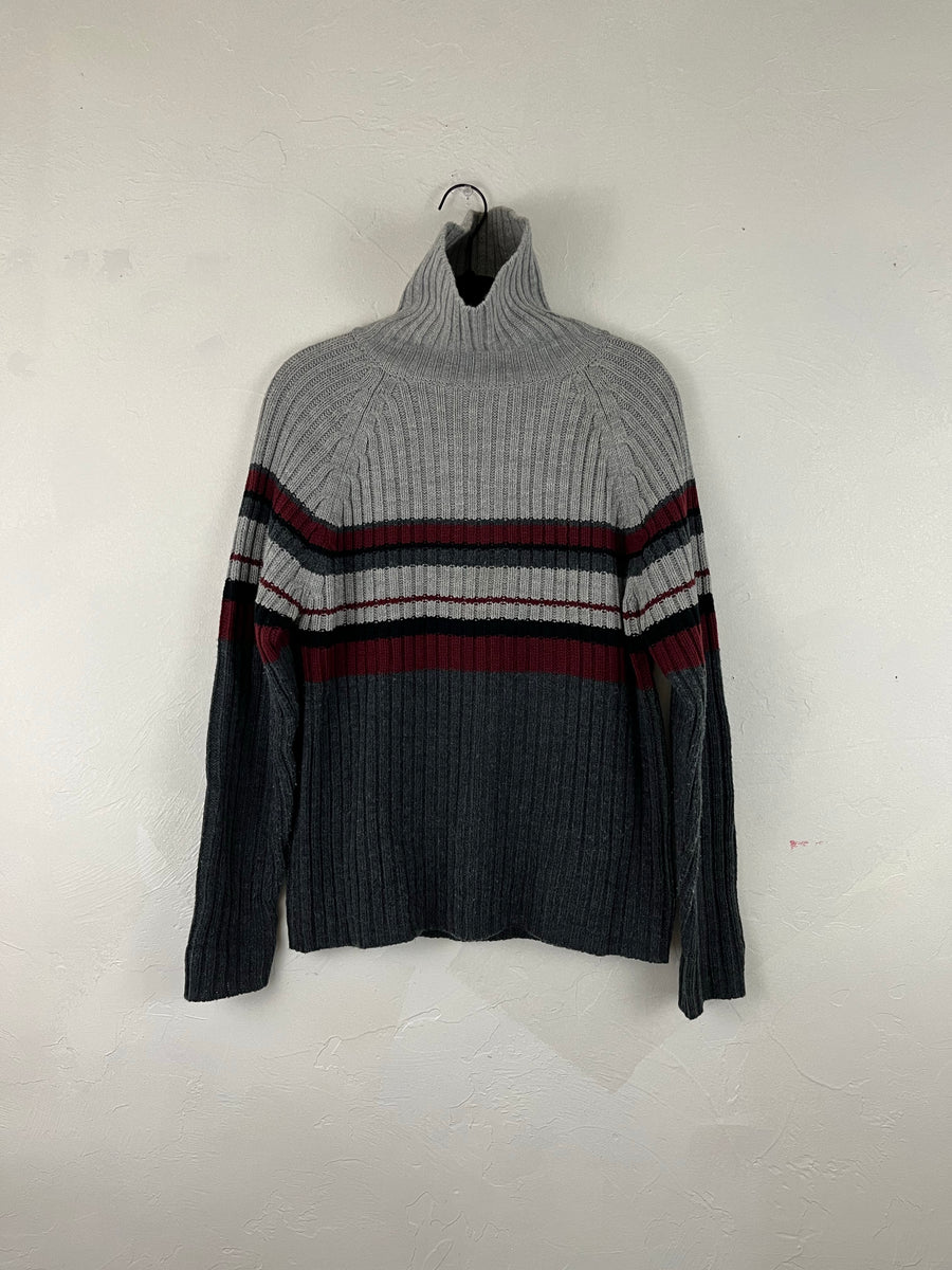 Neutral stripe sweater