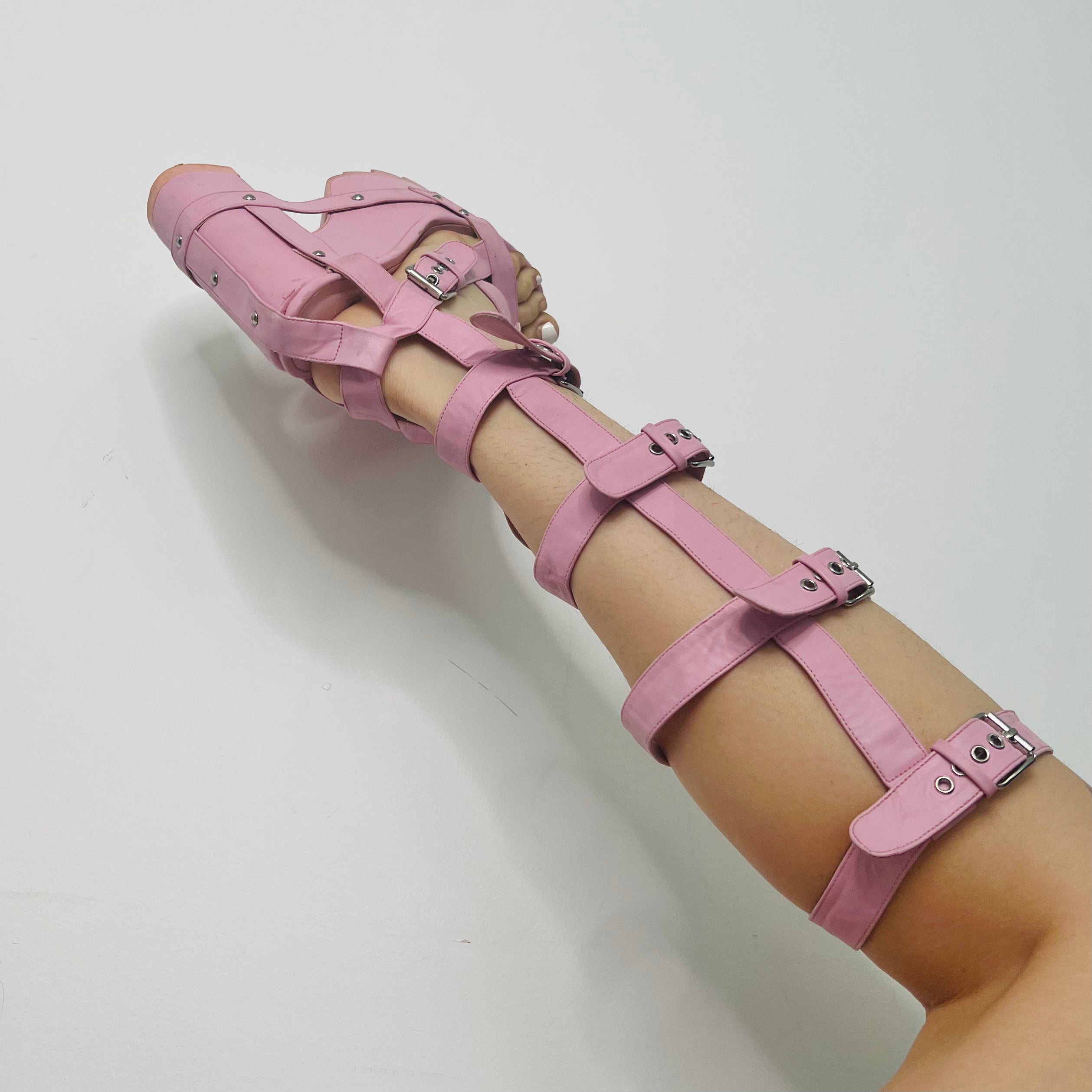 YRU Bondage Ballerina Platforms