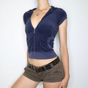 Juicy Couture Zip Up Hoodie (XS) 