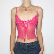 Pink Mesh Bustier (Medium) 
