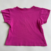 Y2k pink butterfly crop