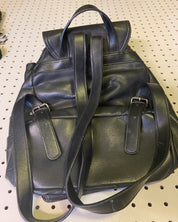 Leather backpack
