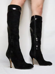 Black Knee High Boots (7 US)